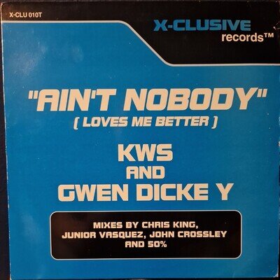Gwen Dickey - Ain't Nobody Loves Me Better - Used Vinyl Record 12 - R5628z