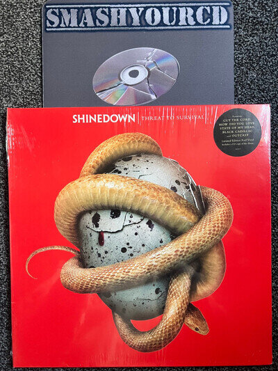 SHINEDOWN - THREAT TO SURVIVAL(SEALED/LTD EDT TRANSLUCENT RED LP & CD/ONLY 1000)