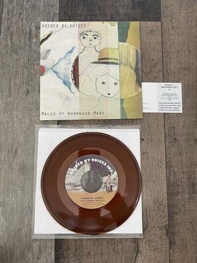 Guided By Voices - Males Of Wormwood Mars 7” Brown Vinyl NEW
