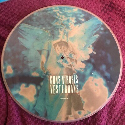GUNS N' ROSES - 'YESTERDAYS' - 12" VINYL PICTURE DISC -1992 - GFSTP 27 - LTD