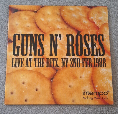 Guns N' Roses Live At The Ritz NY 12" LP Black Vinyl 2017 Intempo KXLP 19