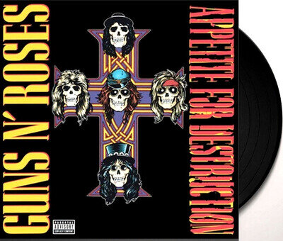 Guns N' Roses Appetite For Destruction LP Album vinyl record Reissue on Geffen