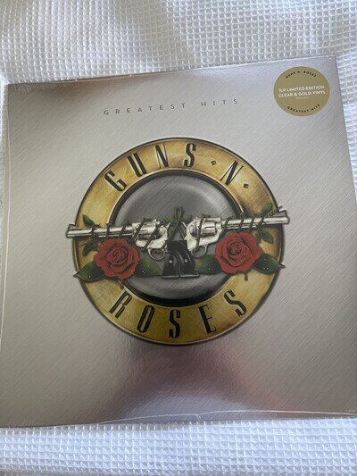 Guns N’ Roses Greatest Hits Limited Edition Clear & Gold numbered vinyl new 669