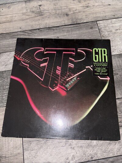 GTR - Self-Titled - 12” Vinyl Record LP - 1986 Arista Europe 1st Press Complete
