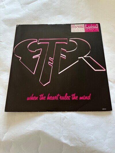 GTR - Steve Hackett & Steve Howe - When The Heart Rules The Mind - 12” Vinyl