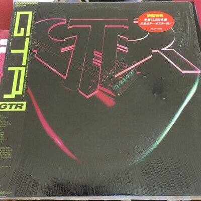 GTR JAPANESE CBS VINYL LP RECORD INSERT OBI STEVE HOWE STEVE HACKETT