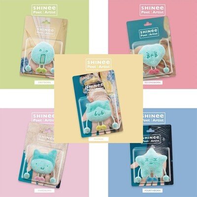 SHINEE [POET | ARTIST] Single Album/NFC Card+Fluffy Shinee+Post Card+Photo Card