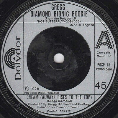 Gregg Diamond , Bionic Boogie - Cream (Always Rises To The Top)