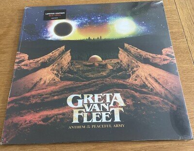 Hard Rock, Greta Van Fleet, Anthem Of The Peaceful Army 2018 Mint, Red Vinyl.