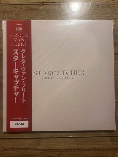 Greta Van Fleet Starcatcher LP Obi edition red wax glitter Vinyl Nbr 12! New