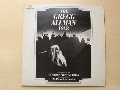 Gregg Allman/The Tour/1974 Capricorn 2x Vinyl LP Set