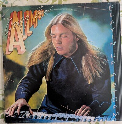 THE GREGG ALLMAN BAND. " PLAYIN' UP A STORM " LP UK 1977. CAPRICORN LABEL. G/F