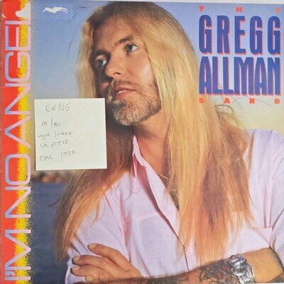The Gregg Allman Band I'm No Angel Vinyl Record EX/VG 450392 1987
