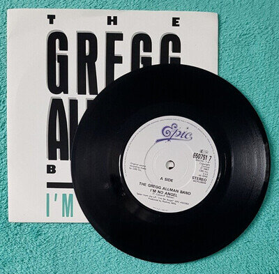 The Gregg Allman Band - I'm no Angel.. 1987 Original UK 7" single N/M to M