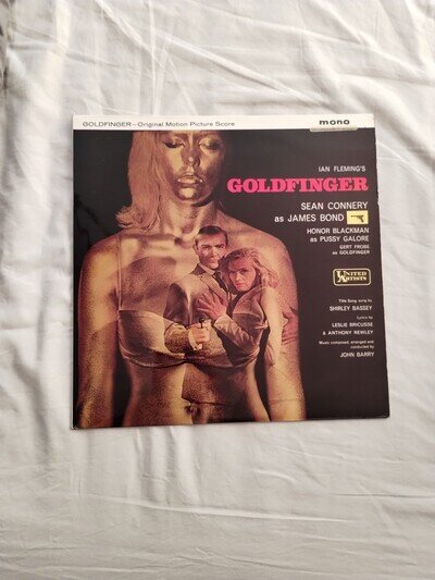 James Bond Goldfinger Original Soundtrack Shirley Bassey, John Barry, MONO