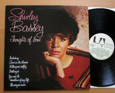 Shirley Bassey Thoughts Of Love 1976 Vinyl UAS 30011