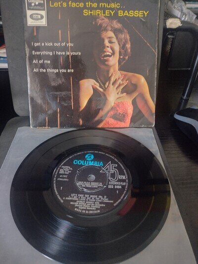 Shirley Bassey With Nelson Riddle And His Orchestra - Let's Face The Music.E.P.