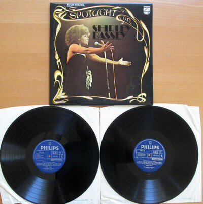 Spotlight On Shirley Bassey NEAR MINT 2LP Gatefold Vinyl Philips 6625 011