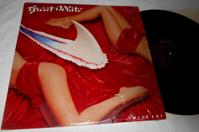 Great White Twice Shy Capitol Press EX/EX LP Tested Still in Shrink 1989 Beauty