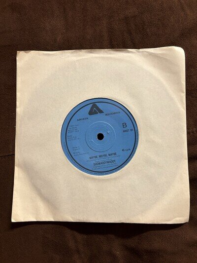 MINT Showaddywaddy A Little Bit Of Soap / Maybe Maybe Maybe 7" Vinyl 1978 Arista