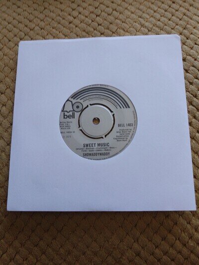 Showaddywaddy- Sweet Music 7" Single Record (1974)