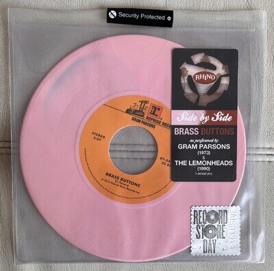 Gram Parsons / The Lemonheads - Brass Buttons RSD 7" New / Sealed M / M