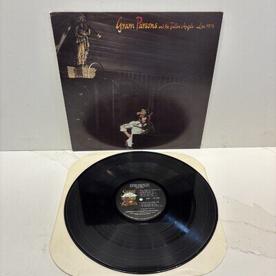 Gram Parsons and The Fallen Angels Live 1973- Vinyl LP - K44228 - EX/VG+