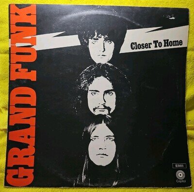 Grand Funk - Railroad Closer to Home (Vinyl) 1970 12" Album (Gatefold Cover)