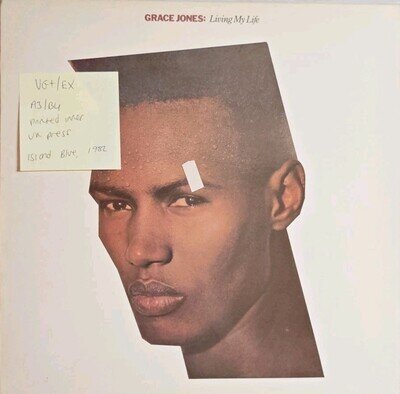 Grace Jones Living My Life Vinyl Record VG+/EX ILPS9722 1982