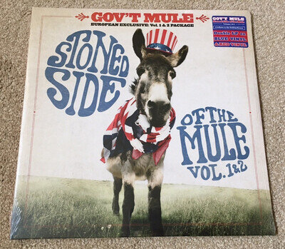 GOV'T MULE: Stoned Side of the Mule 2x Red & Blue Vinyl LP: Sealed Perfect