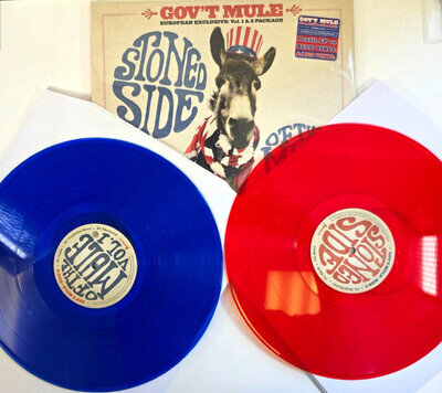 Gov't Mule Stoned Side Of The Mule Vol.1 & 2 LP Album vinyl record Ltd Ed