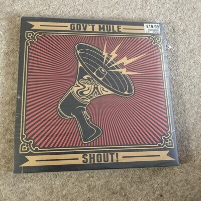 Gov't Mule Shout Box Set 4LP 2013 Sealed