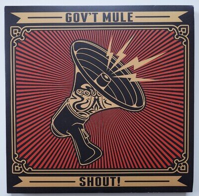 Govt' Mule - Shout 4LP Set - Red/Black vinyl - 2 Gatefolds in slipcase PRD74061
