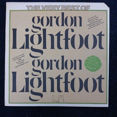Gordon Lightfoot - The Very Best Of Gordon Lightfoot - United Artists Records