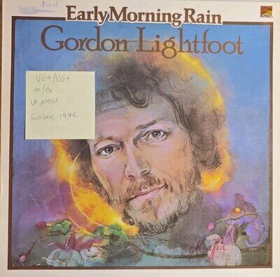 Gordon Lightfoot Early Morning Rain Vinyl Record VG+/VG+ SLS 50398 1976