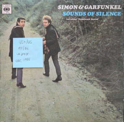Simon & Garfunkel Sounds of Silence Vinyl Record VG+/VG CBS 62690 1966