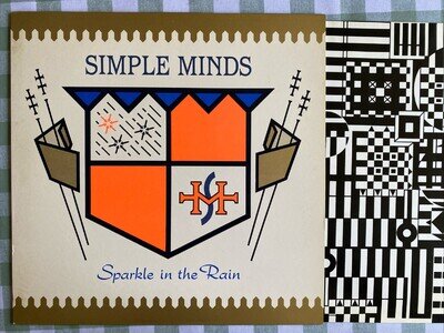 SIMPLE MINDS - SPARKLE IN THE RAIN - 1st PRESS VINYL LP - A-1U / B-2U