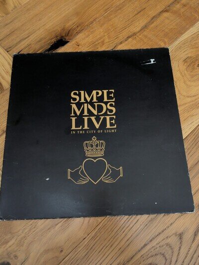 Simple Minds Live In The City Of Light Vinyl LP X 2 Gatefold Record 1986