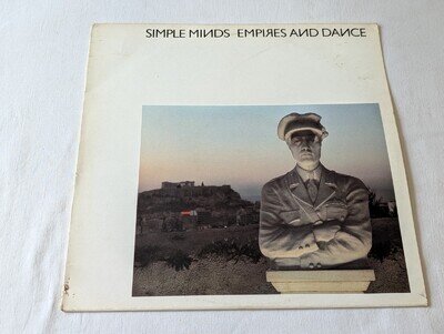 SIMPLE MINDS - EMPIRES AND DANCE (UK 1980 RELEASE - LYRIC INSERT - VG/VG+)