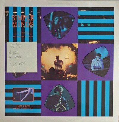 Simple Minds Don't You (Forget About Me) Vinyl Record VG/VG VS749 1985