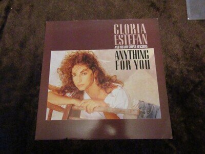 VINYL ALBUM ,GLORIA ESTEFAN and the MIAMI SOUND MACHINE [ANYTHING FOR YOU ]