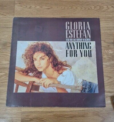 GLORIA ESTEFAN and Miami Sound Machine - ANYTHING FOR YOU . Vinyl LP.