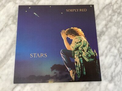 SIMPLY RED: STARS: Black Vinyl Stereo LP 1991, East/West Records, WX427. NM/NM.