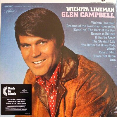 Glen Campbell - Wichita Lineman - Vinyl Record – (New / Sealed)