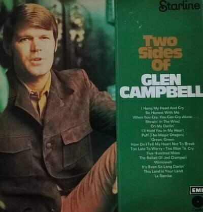 Glen Campbell-Two Sides Of Glen Campbell Vinyl LP Album.1973 Capitol SRS 5142.