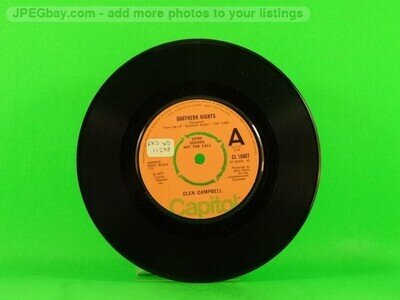 GLEN CAMPBELL SOUTHERN NIGHTS (DEMO) (153) 2 Track 7" Single Plain Sleeve CAPITO