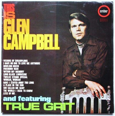 Glen Campbell - LP- This Is Glen Campbell - 1969 - Ember NR 5046 - VG/VG+