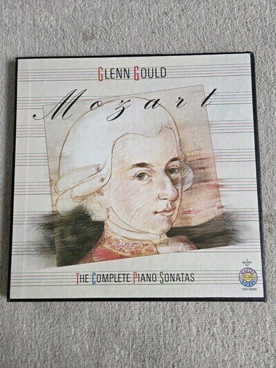 Glenn Gould Mozart The Complete Piano Sonatas 1979 US Columbia 5LP box set vinyl