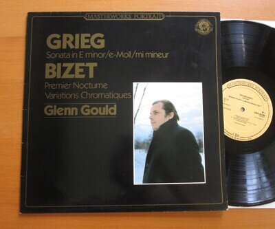 CBS 60290 Glenn Gould Grieg Sonata Bizet Nocturne CBS Masterworks NM/VG