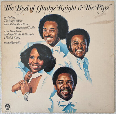 THE BEST OF GLADYS KNIGHT & THE PIPS - GATEFOLD VINYL LP RECORD - 1978 BDLH 5013